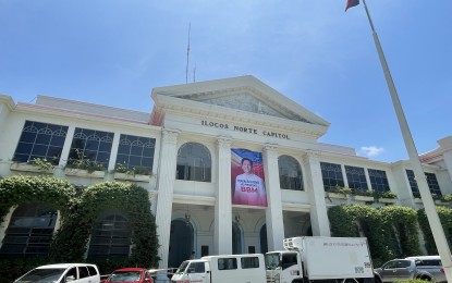<p><strong>MORE PARKING AREAS SOON</strong>. Vehicles are parked in front of the capitol building in this undated photo in Laoag City. Soon, more spaces will be available for vehicles with the construction of a modern transport and terminal hub to ease traffic congestion in downtown Laoag. <em>(Photo by Leilanie G. Adriano)</em></p>