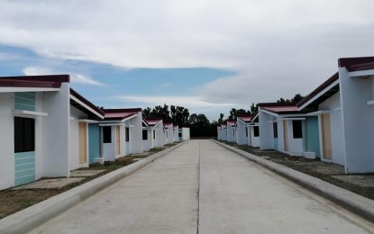 <p><strong>GOV’T PROJECT.</strong> The sample housing units of subdivision-like resettlement projects in Nueva Ecija. The Department of Human Settlements and Urban Development said Tuesday (June 14, 2022) the beneficiaries are 160 informal settler families in Talavera and San Leonardo towns. <em>(Photo courtesy of DHSUD)</em></p>