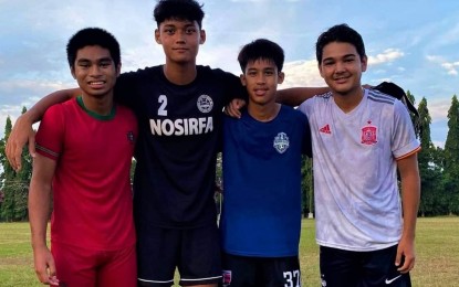 <p><strong>PHILIPPINE TEAM SELECTION</strong>. Four members of the Football Kings United Dumaguete have been selected to join the Philippine Team that is expected to compete in the Asian Football Federation (AFF) Under-16 Boys Championship 2022 in Indonesia from July 21 to August 13, this year. The four will soon be joining others in the Philippine Team for a training camp. <em>(Photo from Lupad Dumaguete Facebook page)</em></p>