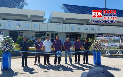 Tugade leads inauguration of rehabilitated Surigao Airport