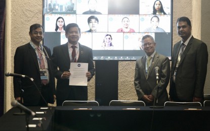 <p><strong>INFO SUMMIT.</strong> Presidential Communications Operations Office Undersecretary and Freedom of Information program director Kristian Ablan (2nd from left) attends the 13th International Conference of Information Commissioners in Puebla, Mexico on Thursday (June 23, 2022). Co-hosted by the Philippines, the conference discussed how to deepen FOI practices with the Asian region. <em>(Photo courtesy of PCOO)</em></p>