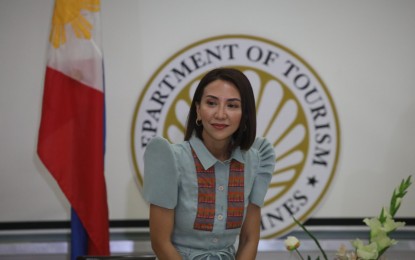 <p>Department of Tourism Secretary Christina Frasco <em>(PNA photo by Avito Dalan)</em></p>