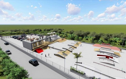 <p><strong>SKATEBOARDING PARK</strong>. The layout of the PHP37.97-million skateboarding park that will be built in Baler, Aurora by the Department of Public Works and Highways. The sports facility will have amenities such as a spacious parking area, administrative office, among others. <em>(Courtesy of the DPWH Region 3)</em></p>