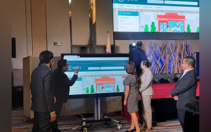 <p><strong>COOP BIZ.</strong> The Cooperative Development Authority (CDA) launches in Novotel Araneta in Quezon City on Tuesday (June 28, 2022) the Co-op Biz, an online marketplace for CDA-registered cooperatives. The online portal aims to help cooperatives to expand their market both locally and globally.<em> (PNA photo by Kris Crismundo)</em></p>