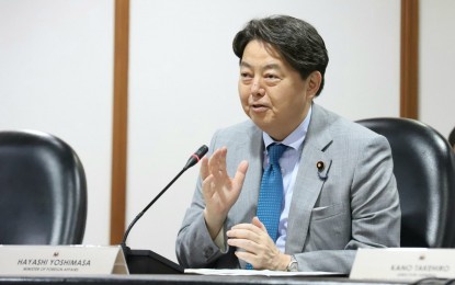 <p>Japan Foreign Minister Hayashi Yoshimasa <em>(PNA photo by Robert Oswald P. Alfiler)</em></p>
