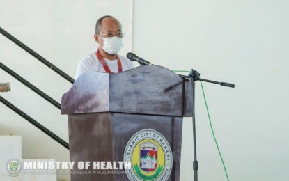 <p>BARMM Health Minister Dr. Zul Qarnayn Abas.<em> (File photo courtesy of MOH-BARMM)</em></p>