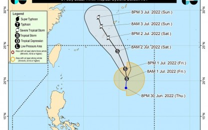 'Domeng' now a tropical storm