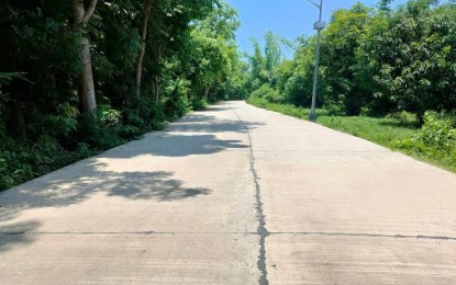 <p><strong>FARM-TO-MARKET ROAD</strong>. The newly-completed farm-to-market road in Bengcag, Laoag City. Farmers said the cemented road has made their life easier, particularly in transporting their harvest.<em> (Photo courtesy of DPWH Region 1)</em></p>