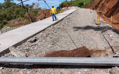 <p><strong>IMMEDIATE REPAIR.</strong> The Occidental Mindoro Electric Cooperative, Inc. maintenance team fixes an electric post in Sitio Subukin, Cabacao, Abra de Ilog in Occidental Mindoro on June 23, 2022. The province has been experiencing rotational power interruption for several months now. <em>(Photo courtesy of OMECO IEC Facebook)</em></p>