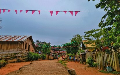 <p><strong>NPA-INFLUENCED</strong>. The center of Magsaysay village in Mapanas, Northern Samar in this June 21, 2022 photo. At least seven soldiers were injured when members of the New People’s Army detonated anti-personnel mines in the village on Tuesday (July 5, 2022). <em>(Photo courtesy of Mary Rebato)</em></p>