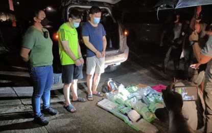 <p><strong>NO LET-UP.</strong> Members of the Manila Police District and PDEA arrest two Chinese nationals and confiscate suspected shabu valued at PHP102 million during a buy-bust in Barangay 720 on July 4, 2022. The administration of President Ferdinand R. Marcos Jr. is expected to continue the intensified campaign against illegal drugs through going after big-time traffickers, promoting drug abuse prevention and education and improving rehabilitation centers. <em>(File photo courtesy of NCRPO)</em></p>