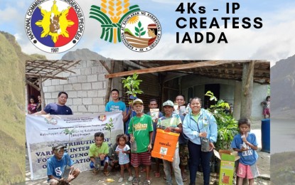 <p><strong>SUSTAINABLE LIVELIHOOD AID.</strong> The Department of Agriculture-Central Luzon has provided fruit-bearing trees and vegetable seeds as livelihood provision to the indigenous peoples community at Barangay Villa Maria in Porac, Pampanga on Tuesday (July 5, 2022). The move is under the DA's Kabuhayan at Kaunlaran ng Kababayang Katutubo (4Ks) which aims to help the IPs develop their ancestral agricultural lands into productive and sustainable agricultural enterprises. <em>(Photo courtesy of NCIP Pampanga Community Service Center)</em></p>