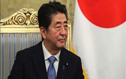 <p>Former Japanese premier Shinzo Abe <em>(Anadolu)</em></p>