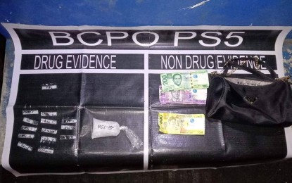 <p><strong>SHABU SEIZED</strong>. Operatives of Bacolod City Police Office Police Station 5 seized 75 grams of suspected valued at PHP510,000 during a buy-bust in Barangay Granada on Sunday night (July 10, 2022). The arrested suspect was identified as Mariane Gumban, 25. <em>(Photo courtesy of Bacolod City Police Office) </em></p>