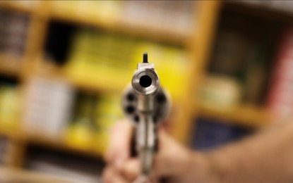 <p>A handgun is seen at the Bob’s Little Sport Gun Shop in the town of Glassboro, New Jersey, United States on May 26, 2022.</p>
