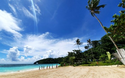 <p>One of the beach areas at the Boracay Newcoast. <em>(PNA photo by Joyce Ann L. Rocamora)</em></p>