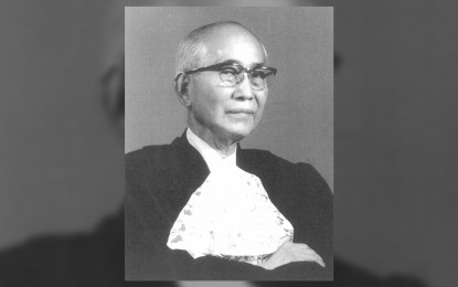 <p><strong>SOLE PINOY ICJ JUDGE.</strong> Former Supreme Court Chief Justice Cesar Bengzon, the first and so far the only Filipino Judge of the International Court of Justice from 1967 to 1976. The foreign service post will launch the ICJ Judge Cesar Bengzon Hall at its newly-renovated chancery in The Hague on July 19, 2022.<em> (Photo courtesy of the Philippine Embassy to The Hague)</em></p>