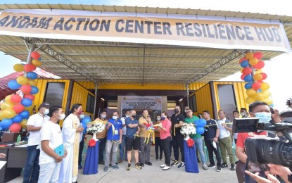 <p><strong>DISASTER MANAGEMENT.</strong> The provincial government of Davao de Oro opens the Davao de Oro Andam Action Center Resilience Hub in Pantukan town on July 12, 2022. Governor Dorothy Gonzaga said more disaster management hubs would be established in the province, particularly in remote areas.<em> (Photo from Davao de Oro PIO)</em></p>
