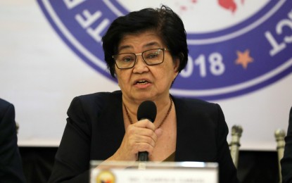 <p>National Security Adviser Clarita Carlos <em>(PNA photo)</em></p>