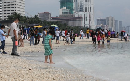 <p>The Dolomite Beach in Manila Bay <em>(PNA file photo)</em></p>