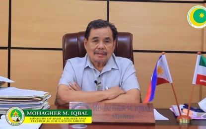 <p>Bangsamoro Autonomous Region in Muslim Mindanao Education Minister Mohagher Iqbal. <em>(Photo courtesy of MBHTE-BARMM)</em></p>