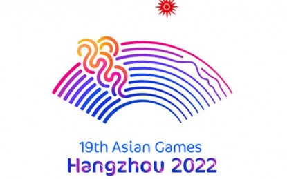 <p>Official emblem for the 19th Asian Games. <em>(Xinhua)</em></p>