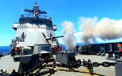 <p>Missile frigate BRP Antonio Luna <em>(File photo courtesy of Philippine Navy)</em></p>