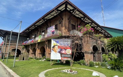 <p><strong>1ST SONA</strong>. The Laoag City Hall with a huge tarp of President Ferdinand "Bongbong" Marcos Jr. The President will have his first State of the Nation Address on July 25, 2022. <em>(File photo by Leilanie Adriano)</em></p>
