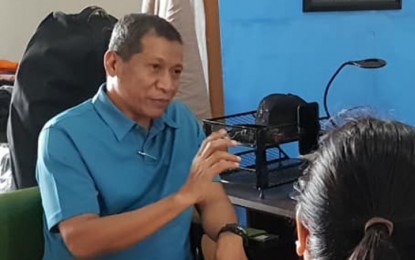 <p><strong>UPDATE INFO.</strong> Chief of the City Disaster Risk Reduction and Management Office (CDDRMO) Alfredo Baloran. Baloran on Monday (July 25, 2022) underscored the importance of regularly updating data about the landslide-prone areas in Davao City to suit plans for the safety of its residents. <em>(Photo courtesy of the Office of Civil Defense)</em></p>