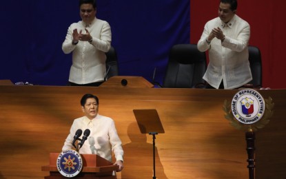 <p>President Ferdinand Marcos Jr. in his first SONA <em>(PNA photo by Avito Dalan)</em></p>