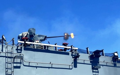 PH Navy's BRP Antonio Luna simulates missile firing in RIMPAC