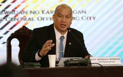 <p>Vice presidential spokesperson Reynold Munsayac <em>(File photo)</em></p>