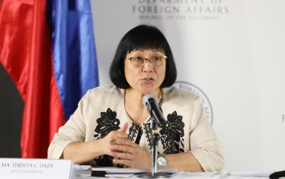 <p>DFA spokesperson Ma. Teresita Daza <em>(File photo)</em></p>