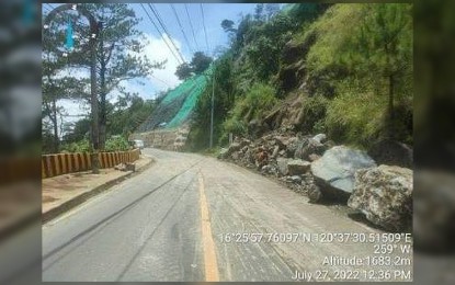 <p>Benguet – Nueva Vizcaya Road, K0254+300, Sitio Lamut, Beckel, La Trinidad, Benguet <em>(Photo courtesy of DPWH)</em></p>