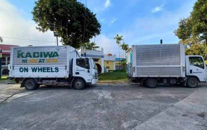 <p><strong>KADIWA ON WHEELS</strong>. The Department of Agriculture (DA) deploys Kadiwa on wheels to distribute highland vegetables to affected residents in Ilocos Region and Abra, on Friday (July 29, 2022), following the July 27 magnitude 7 earthquake. As of the latest data, damage to agriculture has now reached PHP28.7 million. <em>(Photo courtesy: Department of Agriculture)</em></p>