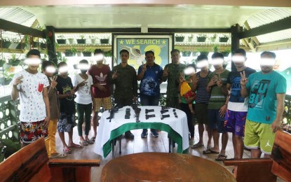 <p><strong>LEAVING NPA.</strong> The 10 former rebels who recently surrendered to government forces in Lope de Vega, Northern Samar province. The Philippine Army said on Monday (Aug. 1, 2022) all of them received immediate assistance and services from the government. <em>(Photo courtesy of Philippine Army)</em></p>
