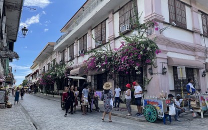 <p><strong>OPEN ANEW</strong>. Several tourist spots, such as a portion of the Calle Crisologo seen in this undated photo, are now open again for tourists. For everyone's safety, the Ilocos Sur government suspended the operation of all establishments until they are cleared to reopen again after the strong magnitude 7 earthquake that hit neighboring Abra. <em>(File photo by Leilanie Adriano)</em></p>