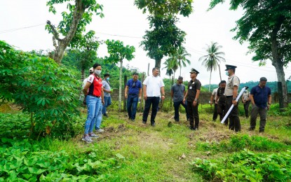 <p><strong>SITE VISIT.</strong> Department of Justice Secretary Jesus Crispin Remulla (center) visits the Sablayan Prison and Penal Farm in Occidental Mindoro, while still serving as Cavite congressman, on June 27, 2022. The facility may also host another penitentiary for heinous crime convicts. <em>(Photo courtesy of Boying Remulla Facebook)</em></p>