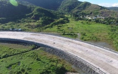 <p><strong>CONNECTING ROAD</strong>. A portion of the Tacloban City Bypass Road Extension. The road will connect the city to nearby Babatngon town.<em> (Photo courtesy of Department of Public Works and Highways)</em></p>