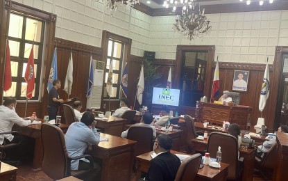 <p><strong>PUBLIC INQUIRY</strong>. Members of the Ilocos Norte board, on July 25, 2022, call on the management of the Ilocos Norte Electric Cooperative (INEC) to explain the exorbitant electric rates affecting consumers. On Wednesday (Aug. 10), INEC announced a power rate reduction of PHP1.11 per kWh for August.<em> (File photo by Leilanie Adriano)</em></p>