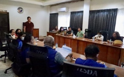 <p style="text-align: left;"><strong>FREE TRAINING.</strong> Personnel of the Technical Education and Skills Development Authority (TESDA), led by Provincial Director Joel Pilotin, meet with Narvacan municipal officials on Wednesday (Aug. 10, 2022) to discuss the free skills training being offered by the agency. Pilotin said a TESDA satellite office is also being proposed to serve more residents. (<em>Photo courtesy of Narvacan LGU)</em></p>