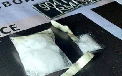 <p><strong>DISMANTLED.</strong> Operatives of the Philippine Drug Enforcement Agency arrest three people and seize P408,000 worth of suspected shabu as they dismantle a drug den in a buy-bust operation on Sunday (Aug. 14, 2022) in Sta. Catalina village, Zamboanga City. The anti-drug operation was launched after authorities learned of the presence of the alleged drug den in the area.<em> (Photo courtesy of PDEA-9)</em></p>