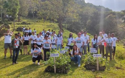 <p><strong>TREE GROWING</strong>. Some of the participants in the planting of 1,000 narra trees at the Gawahon EcoPark in Victorias City, Negros Occidental on Sunday (Aug. 14, 2022). The activity was part of the events marking the 17th year of the Northern Negros Natural Park, which was declared as a protected area on Aug. 15, 2005. <em>(Photo courtesy of CENRO-Bago City, Negros Occidental)</em></p>