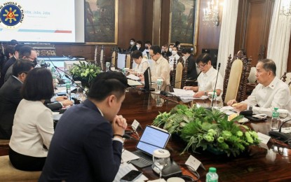 <p><strong>EXPAND MSMEs:</strong> President Ferdinand Romualdez Marcos Jr. meets recently with the esteemed members of the Private Sector Advisory Council (PSAC) to discuss plans on creating more jobs in the country. The PSAC asked Marcos to expand Micro, Small, and Medium Enterprises to create more employment for Filipinos. <em>(Photo from the Office of the President Facebok page)</em></p>