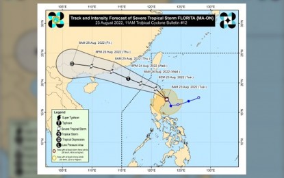 <p><em>Image from PAGASA as of 11 a.m. Aug. 23, 2022</em></p>