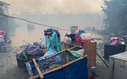 <p><strong>FIRE VICTIMS.</strong> Almost 200 families have been rendered homeless by the fire in Bucana, Davao City on Monday (Aug. 22, 2022). Strong winds worsened the situation, which made it difficult for respondents to put out the fire.<em> (Photo courtesy of Christian Wagner of Light in Asia-Stiftung Hope, Inc.)</em></p>