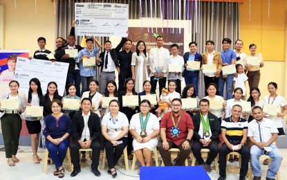 <p><strong>SUPPORT TO YOUNG FARMERS.</strong> Seventy-five young farmer-entrepreneurs from Caraga Region receive startup capitalization in an activity conducted by the region’s Department of Agriculture on Monday (Aug. 22, 2022) in Butuan City. The program aims to encourage the youth in the region to engage in agriculture and fishery ventures. <em>(Photo courtesy of DA-13)</em></p>