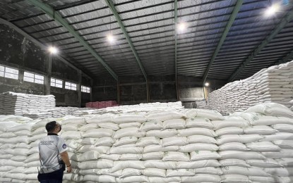 <p>Sacks of sugar in a warehouse.<em> (File photo)</em></p>