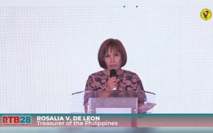 <p><strong>RETAIL INVESTMENTS</strong>. The Bureau of the Treasury (BTr) on Tuesday (Aug. 23, 2022) started the two-week offering of the 5.5-year retail treasury bond (RTB), which fetched a rate of 5.579 percent. National Treasurer Rosalia de Leon is optimistic about the strong demand for the debt paper given the volume of bids during the rate-setting auction. <em>(Photo from BTr Facebook page)</em></p>