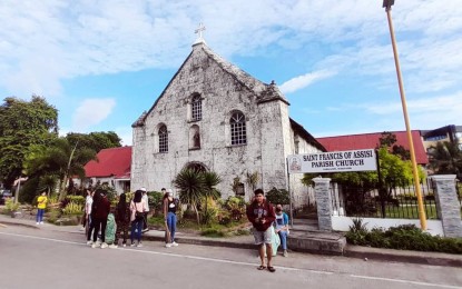 <p><strong>HISTORIC CHURCH</strong>. The St. Francis of Assisi Church in Siquijor town, Siquijor province. The century-old church is in need of rehabilitation after a portion of its facade collapsed recently. <em>(Photo courtesy of Msgr. Julius Heruela)</em></p>